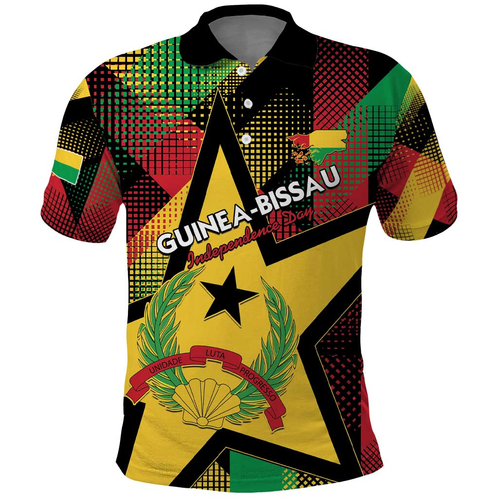 Personalized Happy Guinea-Bissau Polo Shirt Independence Day - African Pride