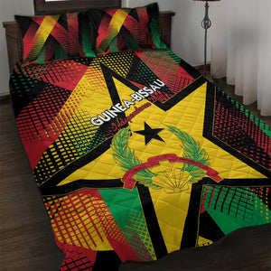 Happy Guinea-Bissau Quilt Bed Set Independence Day - African Pride