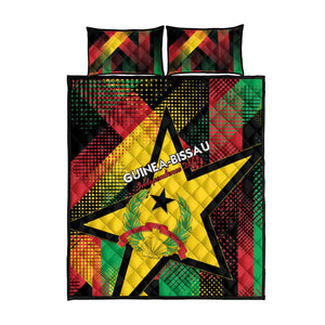 Happy Guinea-Bissau Quilt Bed Set Independence Day - African Pride