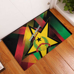 Happy Guinea-Bissau Rubber Doormat Independence Day - African Pride