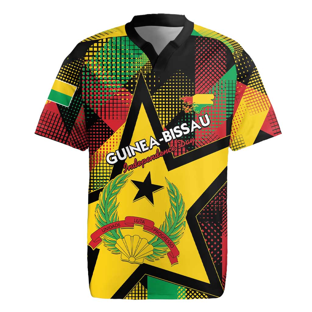 Personalized Happy Guinea-Bissau Rugby Jersey Independence Day - African Pride