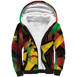 Personalized Happy Guinea-Bissau Sherpa Hoodie Independence Day - African Pride