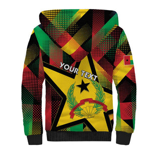 Personalized Happy Guinea-Bissau Sherpa Hoodie Independence Day - African Pride