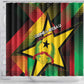 Happy Guinea-Bissau Shower Curtain Independence Day - African Pride