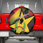 Happy Guinea-Bissau Spare Tire Cover Independence Day - African Pride