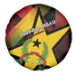 Happy Guinea-Bissau Spare Tire Cover Independence Day - African Pride
