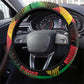 Happy Guinea-Bissau Steering Wheel Cover Independence Day - African Pride