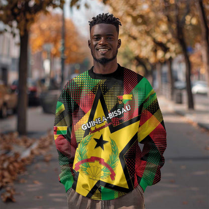 Personalized Happy Guinea-Bissau Sweatshirt Independence Day - African Pride