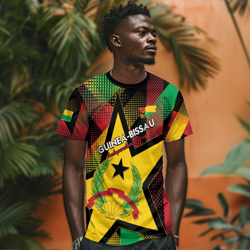 Personalized Happy Guinea-Bissau T shirt Independence Day - African Pride