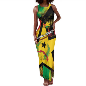 Personalized Happy Guinea-Bissau Tank Maxi Dress Independence Day - African Pride