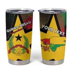 Personalized Happy Guinea-Bissau Tumbler Cup Independence Day - African Pride
