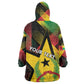 Personalized Happy Guinea-Bissau Wearable Blanket Hoodie Independence Day - African Pride