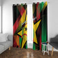 Happy Guinea-Bissau Window Curtain Independence Day - African Pride