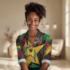 Personalized Happy Guinea-Bissau Women Casual Shirt Independence Day - African Pride