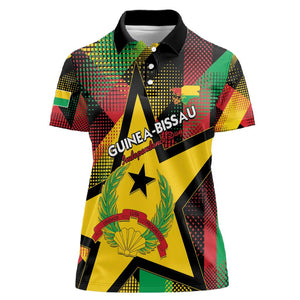 Personalized Happy Guinea-Bissau Women Polo Shirt Independence Day - African Pride