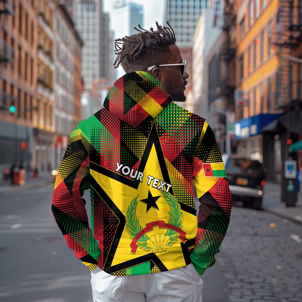 Personalized Happy Guinea-Bissau Zip Hoodie Independence Day - African Pride