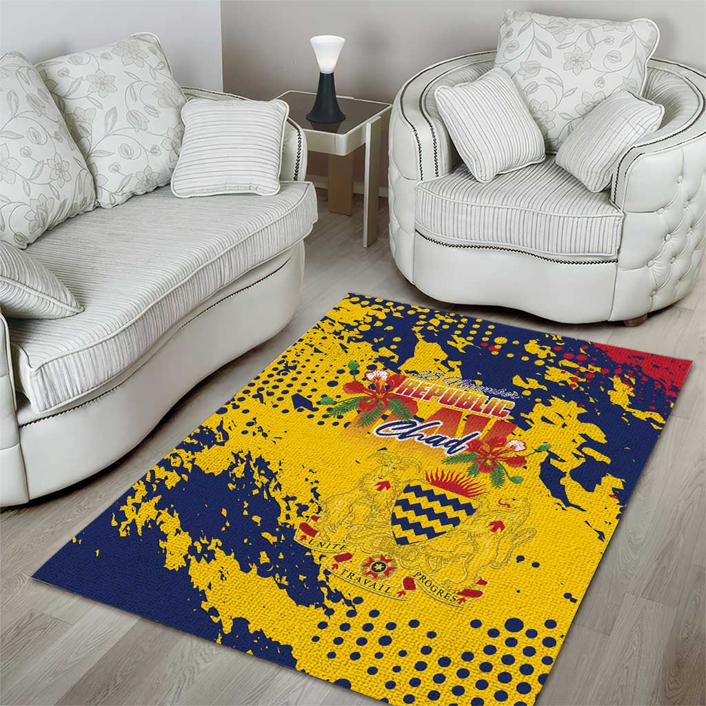Afro TChad Area Rug Happy Republic Day - African Pride