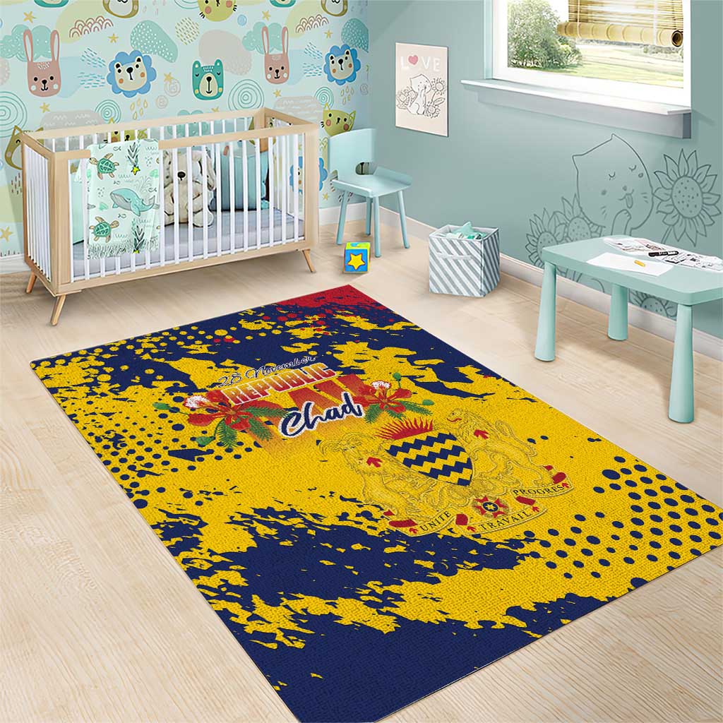 Afro TChad Area Rug Happy Republic Day - African Pride