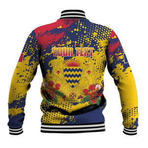 Afro TChad Personalized Baseball Jacket Happy Republic Day - African Pride