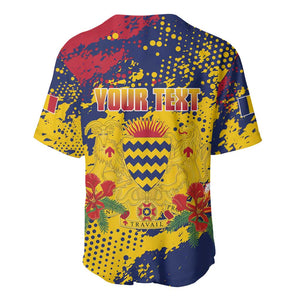 Afro TChad Personalized Baseball Jersey Happy Republic Day - African Pride