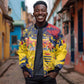 Afro TChad Personalized Bomber Jacket Happy Republic Day - African Pride