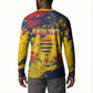 Personalized Chad Republic Day Button Sweatshirt Coat Of Arms - Grunge Style