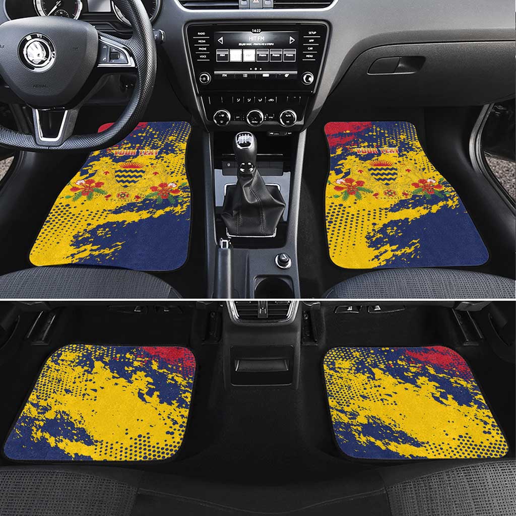 Afro TChad Personalized Car Mats Happy Republic Day - African Pride