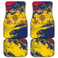Afro TChad Personalized Car Mats Happy Republic Day - African Pride