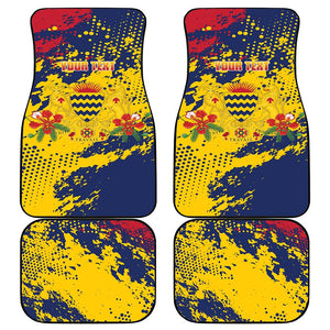 Afro TChad Personalized Car Mats Happy Republic Day - African Pride