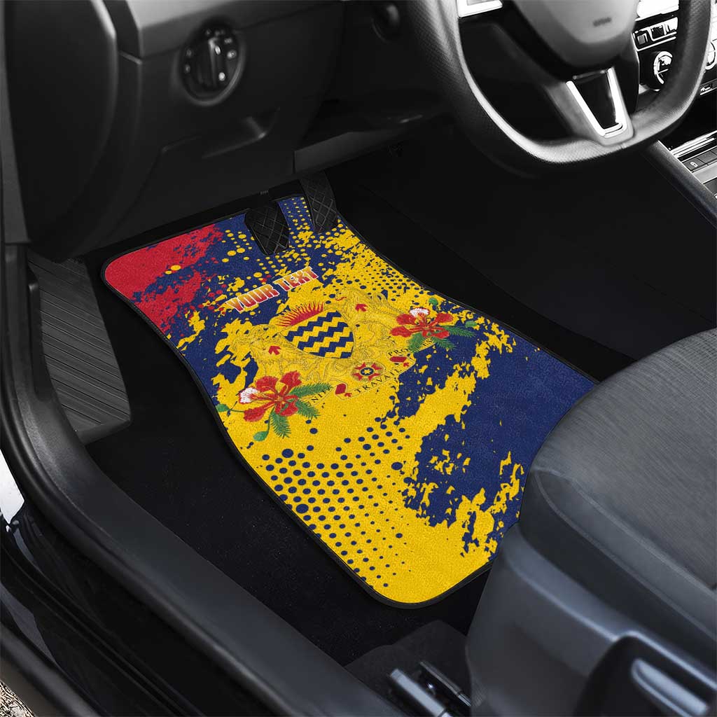 Afro TChad Personalized Car Mats Happy Republic Day - African Pride