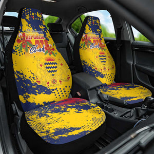 Afro TChad Car Seat Cover Happy Republic Day - African Pride