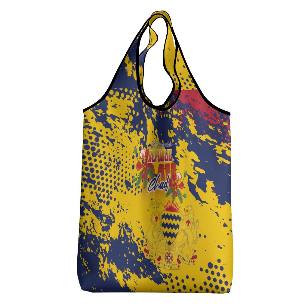 Afro TChad Grocery Bag Happy Republic Day - African Pride