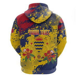 Afro TChad Personalized Hoodie Happy Republic Day - African Pride