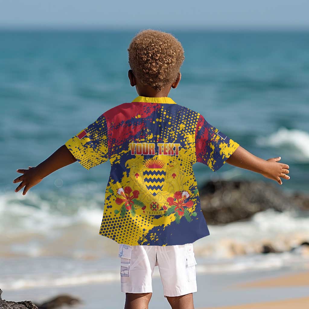 Afro TChad Personalized Kid Hawaiian Shirt Happy Republic Day - African Pride