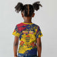 Afro TChad Personalized Kid T shirt Happy Republic Day - African Pride