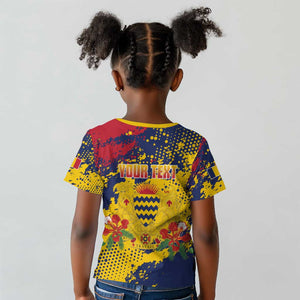 Afro TChad Personalized Kid T shirt Happy Republic Day - African Pride