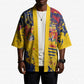 Personalized Chad Republic Day Kimono Coat Of Arms - Grunge Style