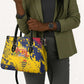 Chad Republic Day Leather Bag Coat Of Arms - Grunge Style