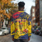 Afro TChad Personalized Long Sleeve Shirt Happy Republic Day - African Pride