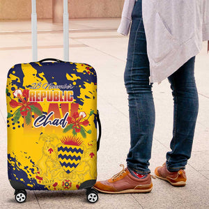 Afro TChad Luggage Cover Happy Republic Day - African Pride