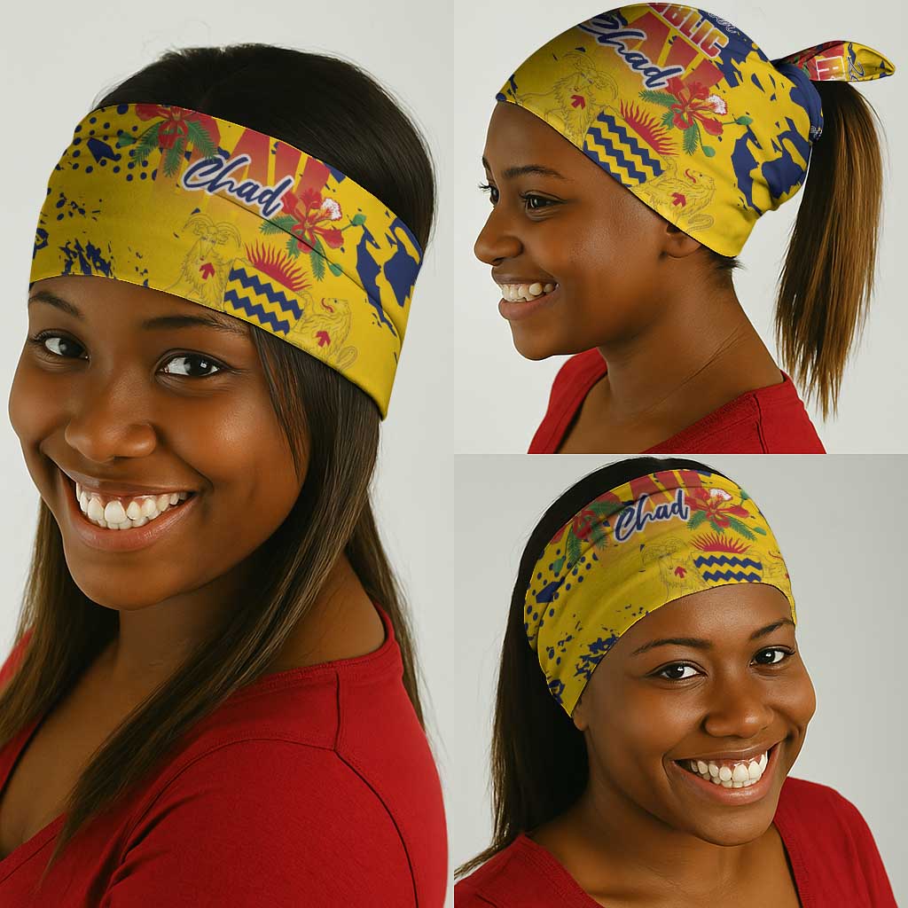 Afro TChad Neck Gaiter Happy Republic Day - African Pride