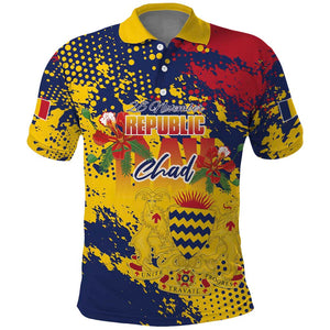 Afro TChad Personalized Polo Shirt Happy Republic Day - African Pride