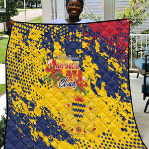 Afro TChad Quilt Happy Republic Day - African Pride
