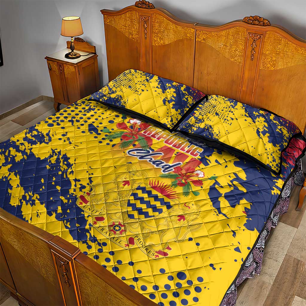 Afro TChad Quilt Bed Set Happy Republic Day - African Pride