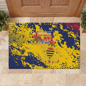 Afro TChad Rubber Doormat Happy Republic Day - African Pride