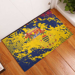 Afro TChad Rubber Doormat Happy Republic Day - African Pride