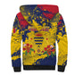 Afro TChad Personalized Sherpa Hoodie Happy Republic Day - African Pride