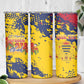 Afro TChad Personalized Skinny Tumbler Happy Republic Day - African Pride