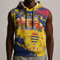Afro TChad Personalized Sleeveless Hoodie Happy Republic Day - African Pride