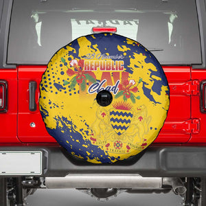 Afro TChad Spare Tire Cover Happy Republic Day - African Pride